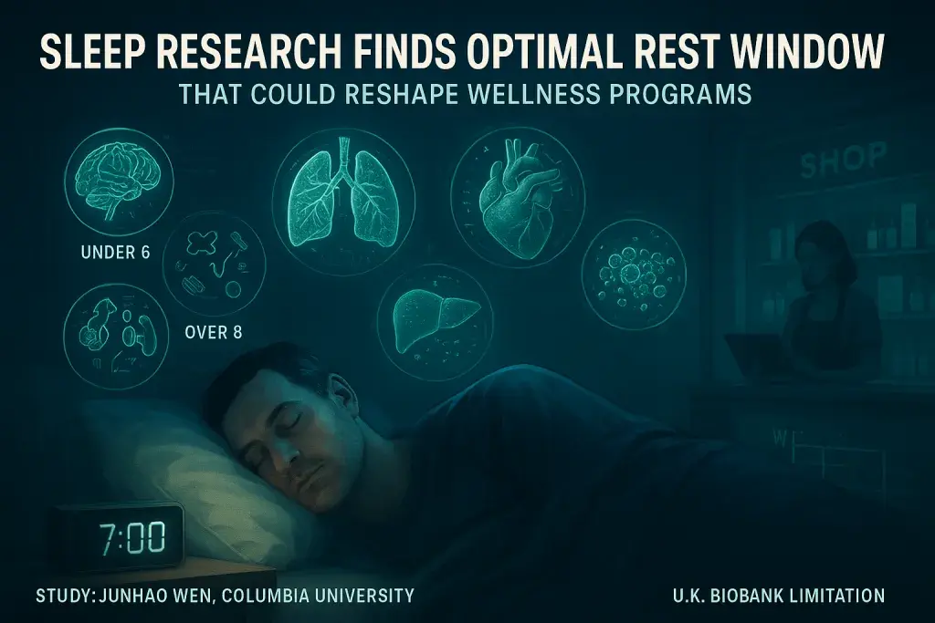 Sleep Research Finds Optimal Rest Window That Could Reshape Wellness Programs