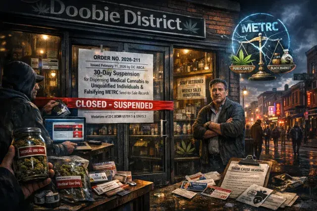DC Cannabis Board Suspends U Street Dispensary for Illegal Medical Sales and Falsified Records