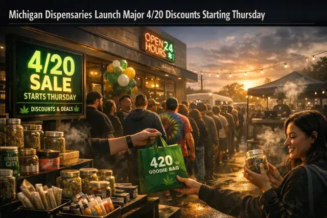 Michigan Dispensaries Launch Major 4/20 Discounts Starting Thursday
