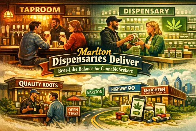 Marlton Dispensaries Deliver Beer-Like Balance for Cannabis Seekers